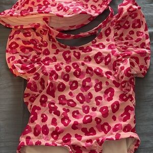 Posh Peanut Leopard Swimsuit Set